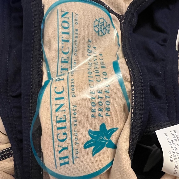 Dolfin Womens Swimsuit One Piece Bathing Swim Suit Navy Blue Vintage NWT Size 30 - Picture 8 of 12